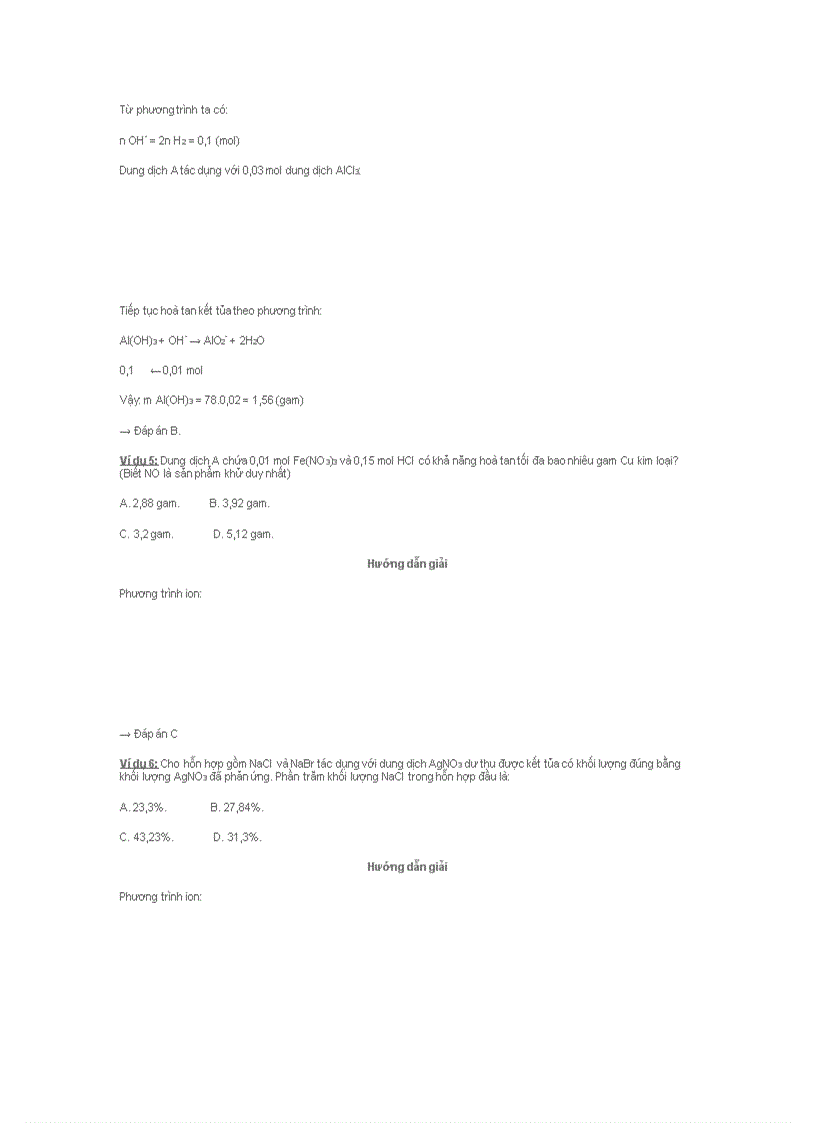 image for page Áp dụng phương trình ion