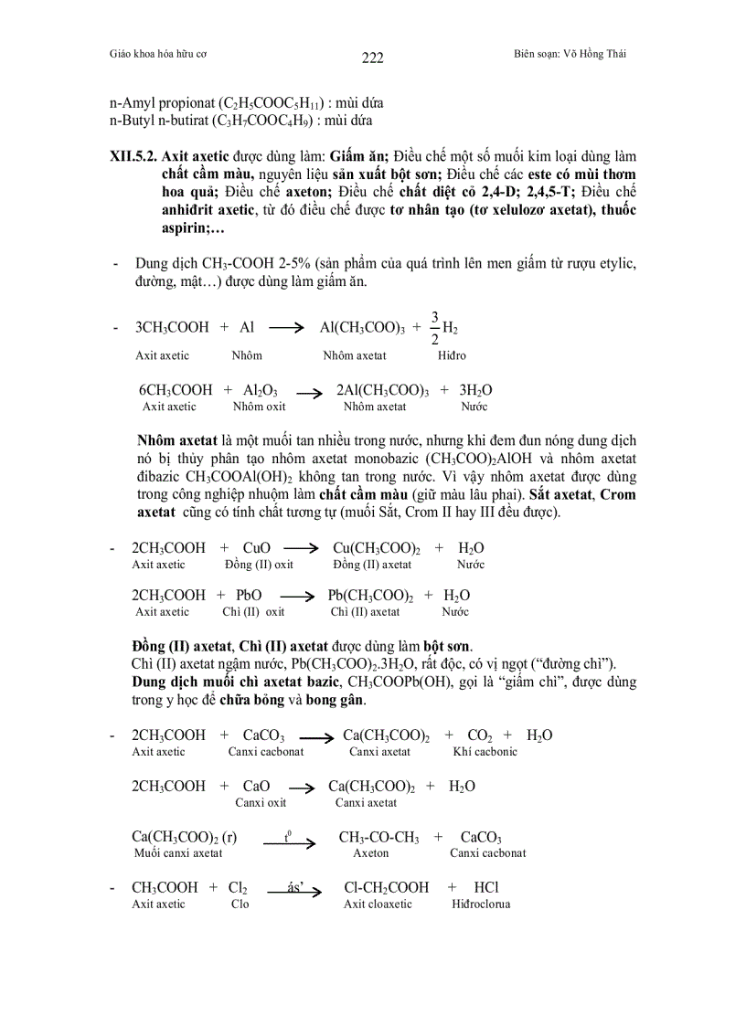 image for page Axit hữu cơ