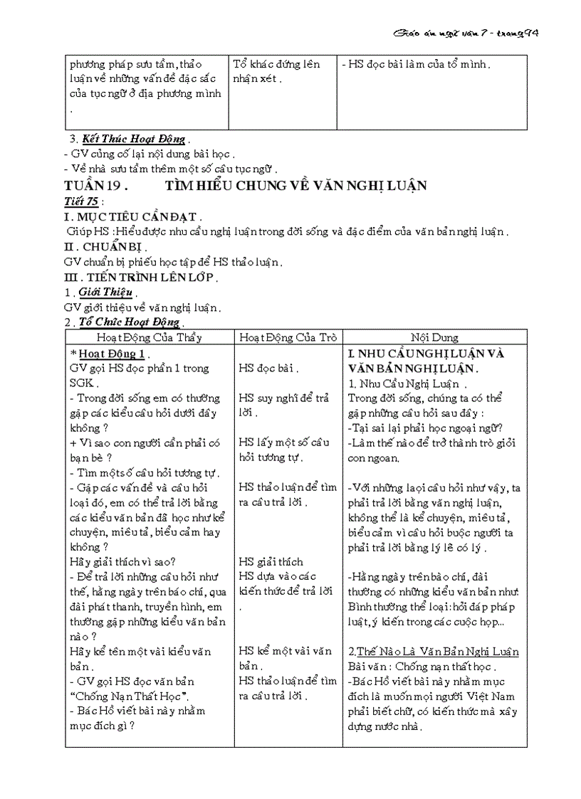 image for page Bai giang van