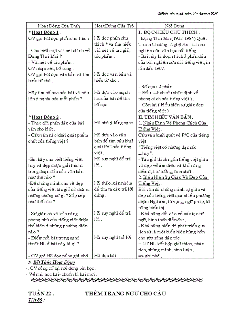 image for page Bai giang van