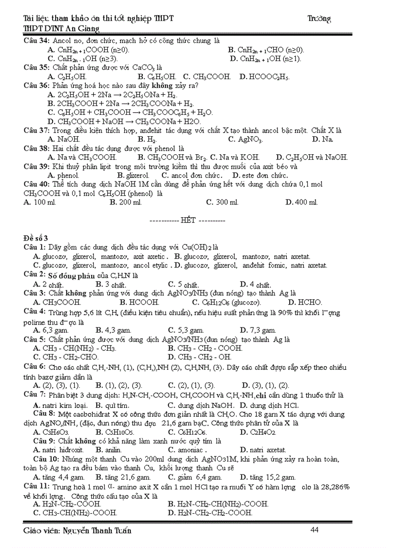 image for page Bai tap 12 theo tung chuong