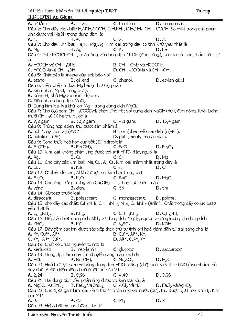 image for page Bai tap 12 theo tung chuong