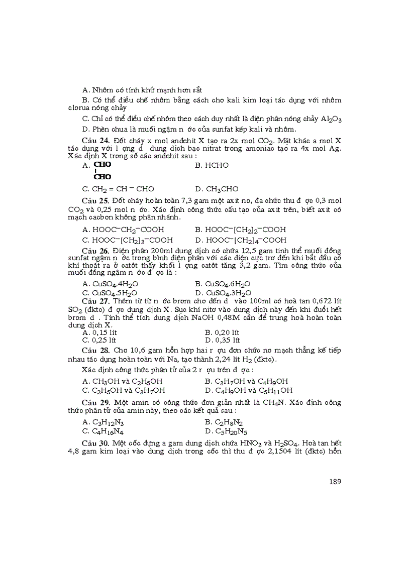 image for page Bai tap hoa 12 200 cau