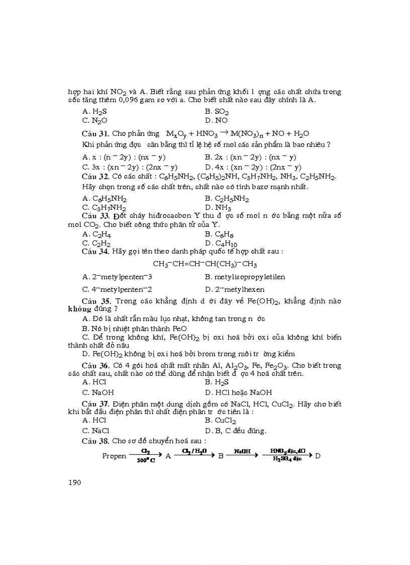 image for page Bai tap hoa 12 200 cau