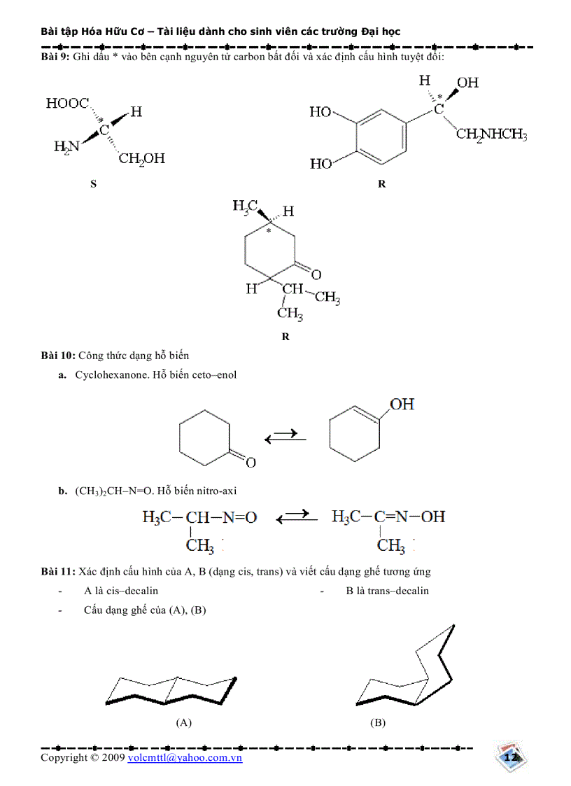 image for page Bài tập hóa hữu cơ tập 1