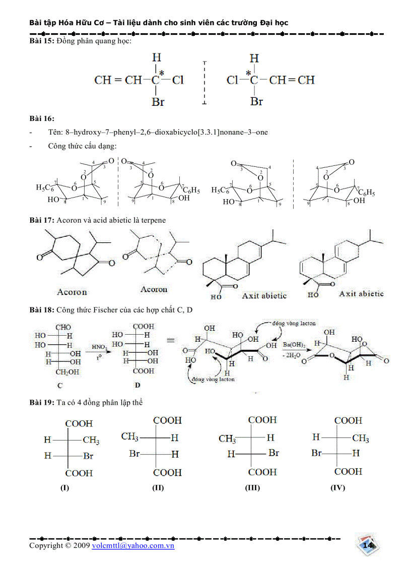 image for page Bài tập hóa hữu cơ tập 1