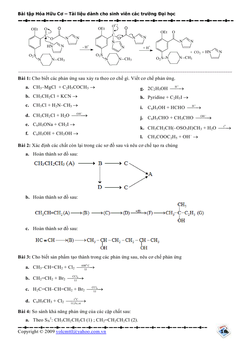 image for page Bài tập hóa hữu cơ tập 1