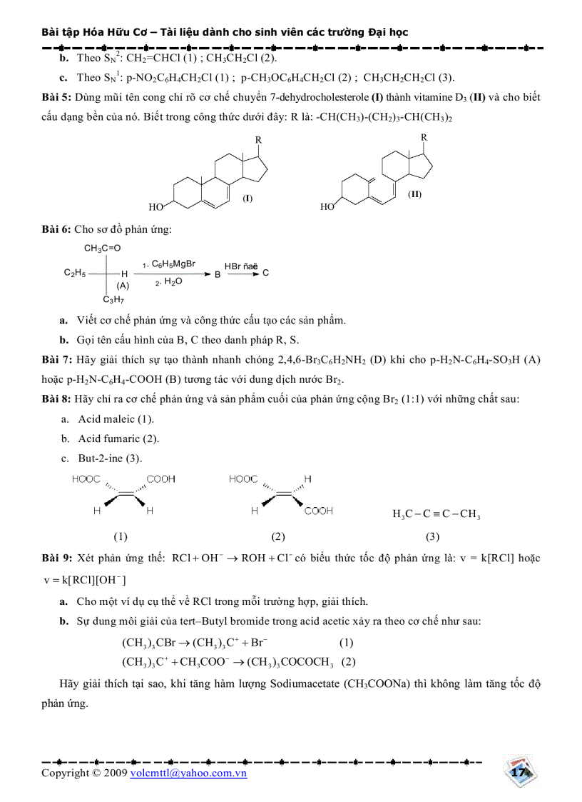 image for page Bài tập hóa hữu cơ tập 1