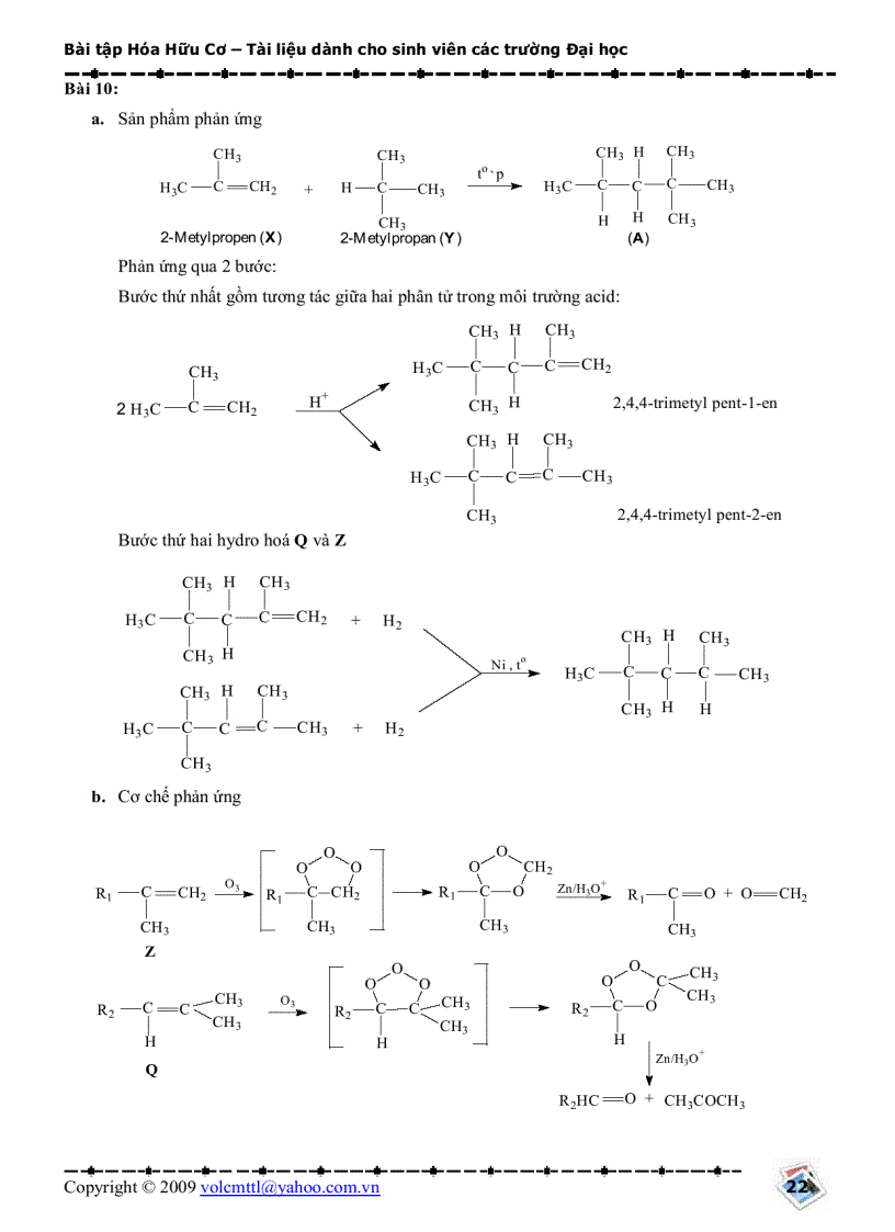 image for page Bài tập hóa hữu cơ tập 1