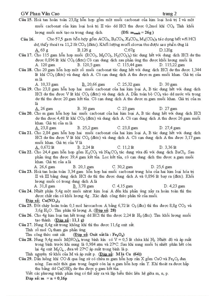 image for page Bài tập hóa vô cơ luyện thi đại học 2009