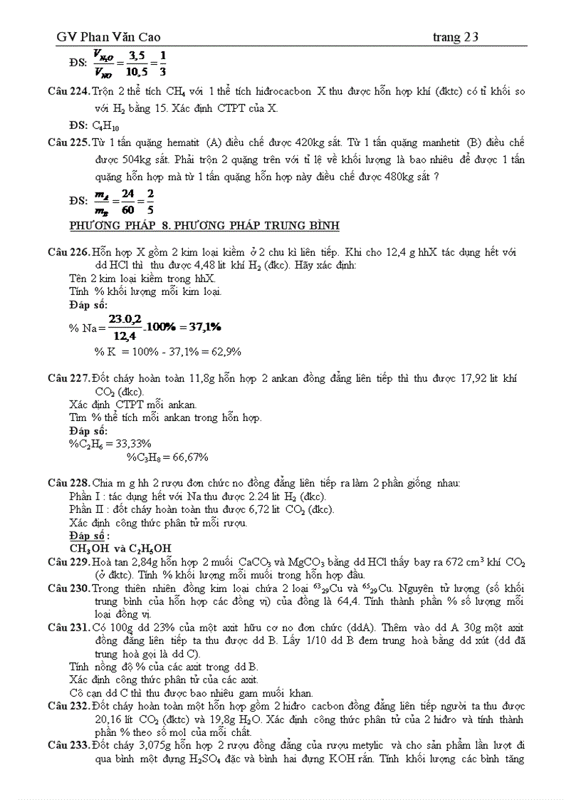 image for page Bài tập hóa vô cơ luyện thi đại học 2009