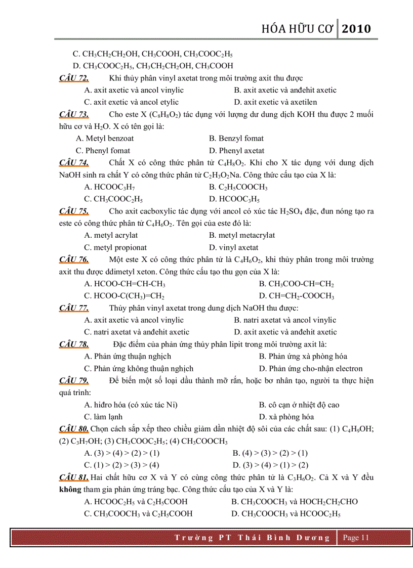image for page BÀI TẬP HỮU CƠ Ban CO BAN