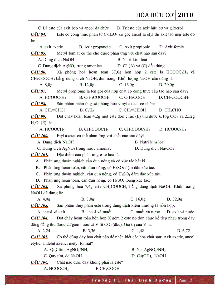 image for page BÀI TẬP HỮU CƠ Ban CO BAN