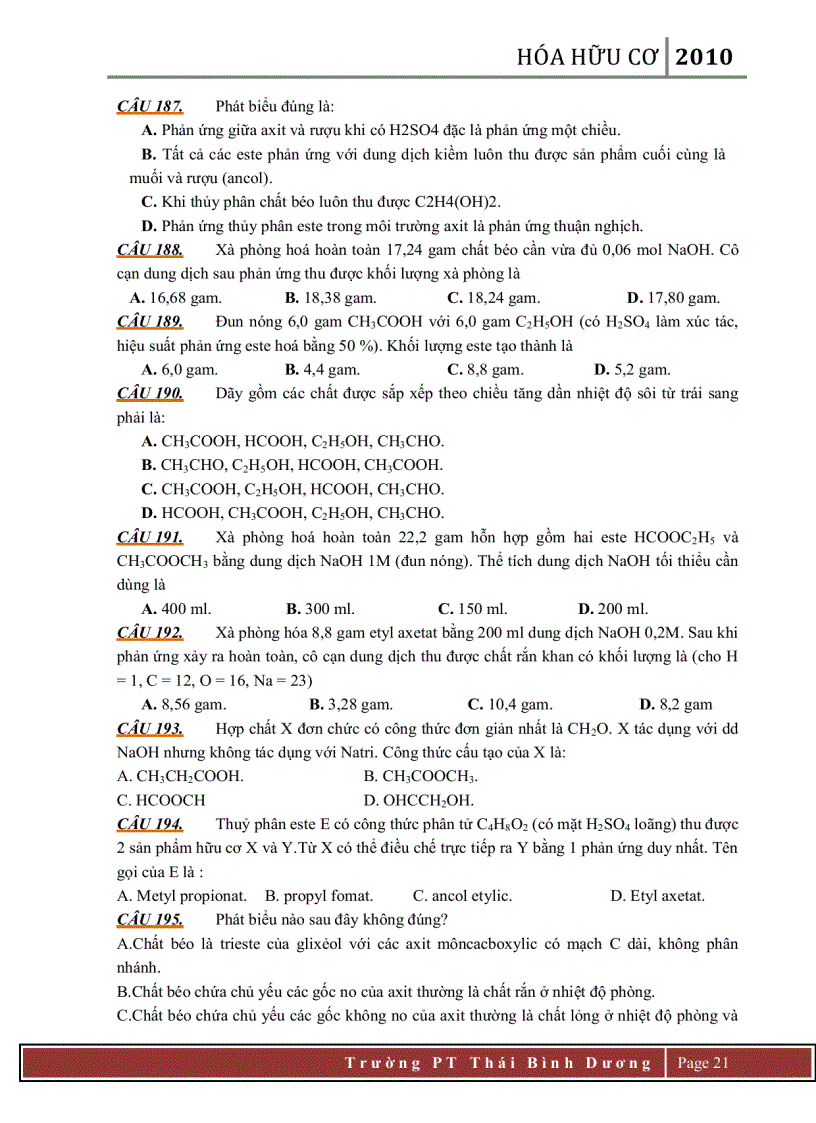 image for page BÀI TẬP HỮU CƠ Ban CO BAN