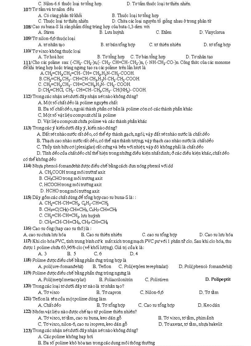 image for page Bài tập ôn học kì I 12
