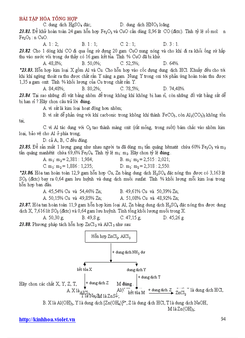 image for page Bài tập ôn tập hóa tổng hợp