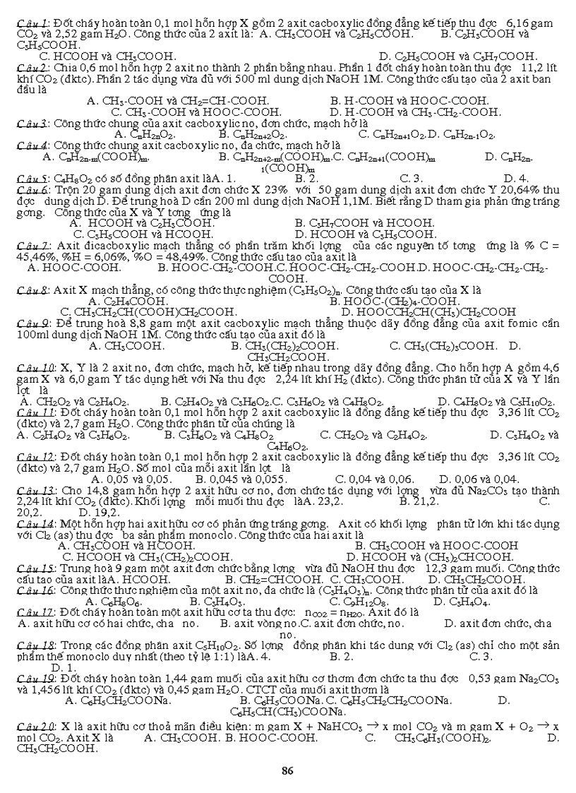 image for page Bai tap tong hop phan Hidrocacbon