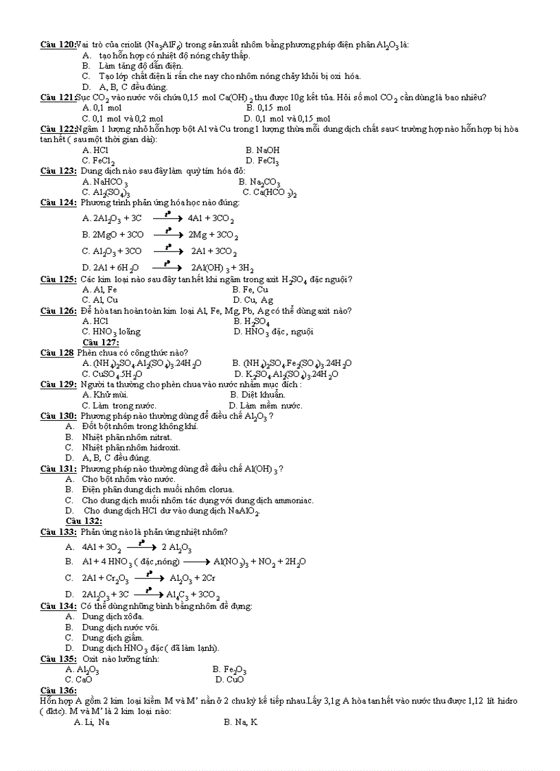 image for page Bài tập trắc nghiệm 12 Chương 1 cực hay