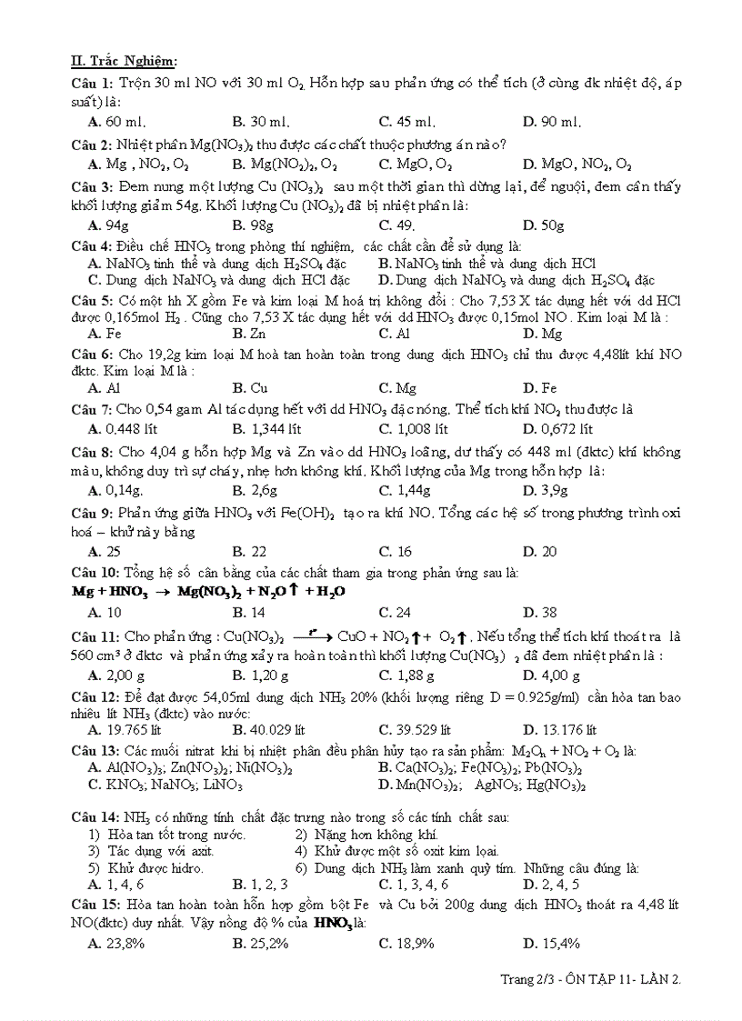 image for page Bai tap trac nghiem este