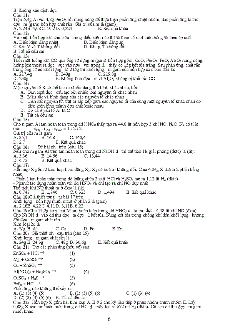 image for page Bai tap trac nghiem on thi tot nghiep 2010