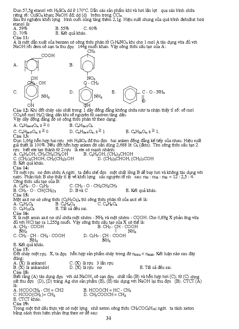 image for page Bai tap trac nghiem on thi tot nghiep 2010
