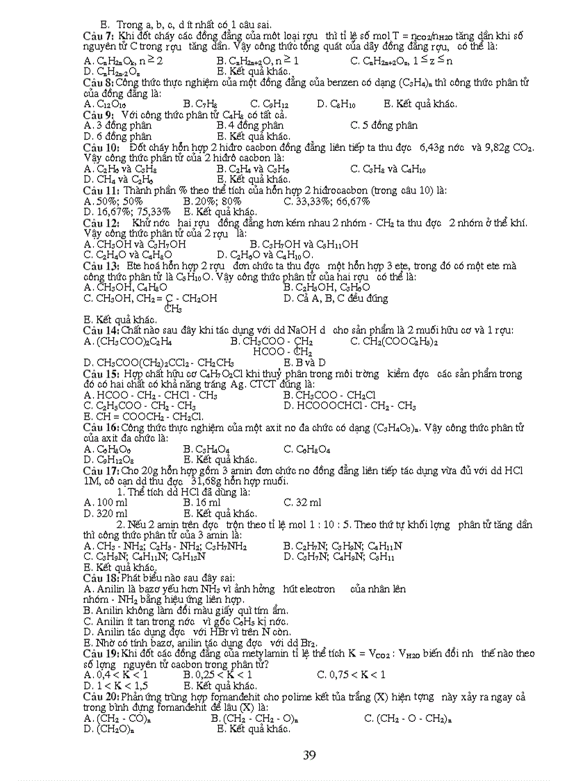 image for page Bai tap trac nghiem on thi tot nghiep 2010