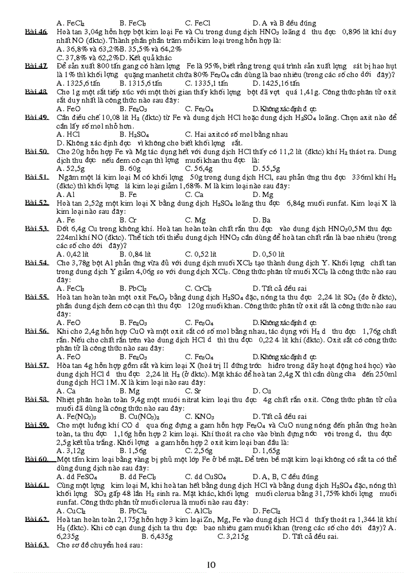 image for page Bai tap trac nghiem sat dong