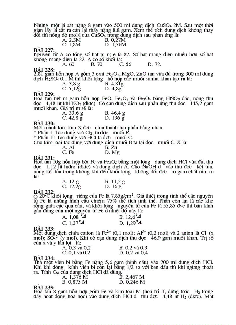 image for page Bai tap trac nghiem