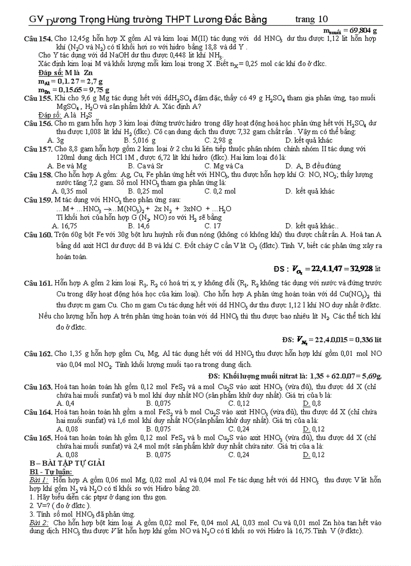 image for page Bài tập tự luận phần vô cơ