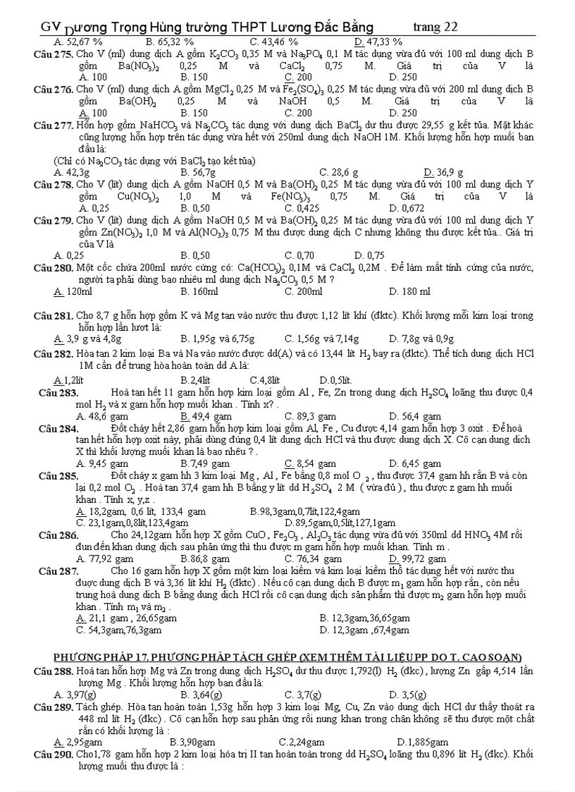 image for page Bài tập tự luận phần vô cơ