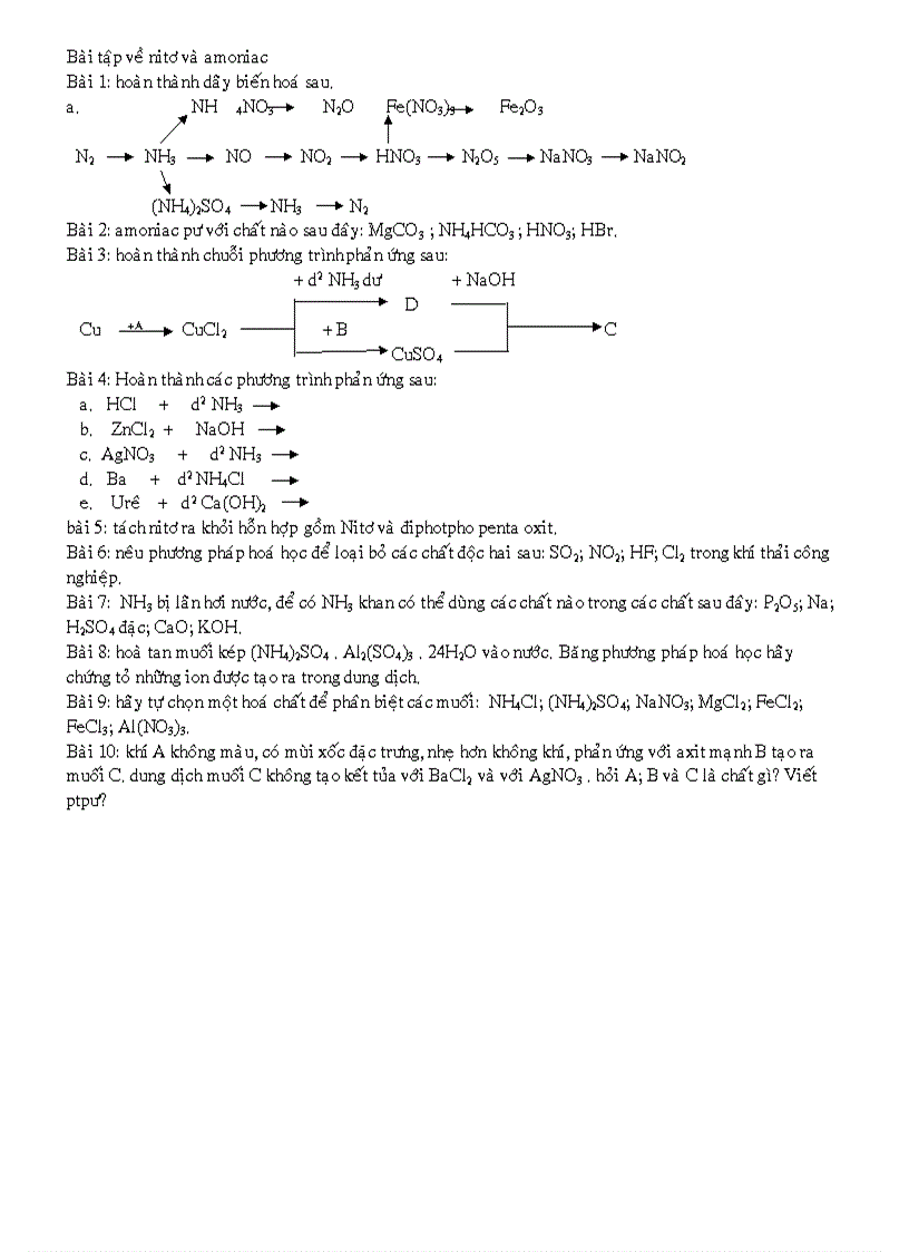 image for page Bài tập về chuỗi phản ứng
