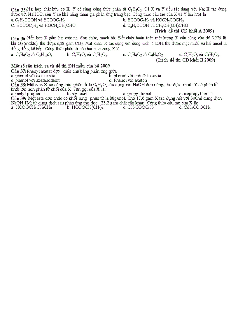 image for page Bai tap este trong de thi ĐH CĐ