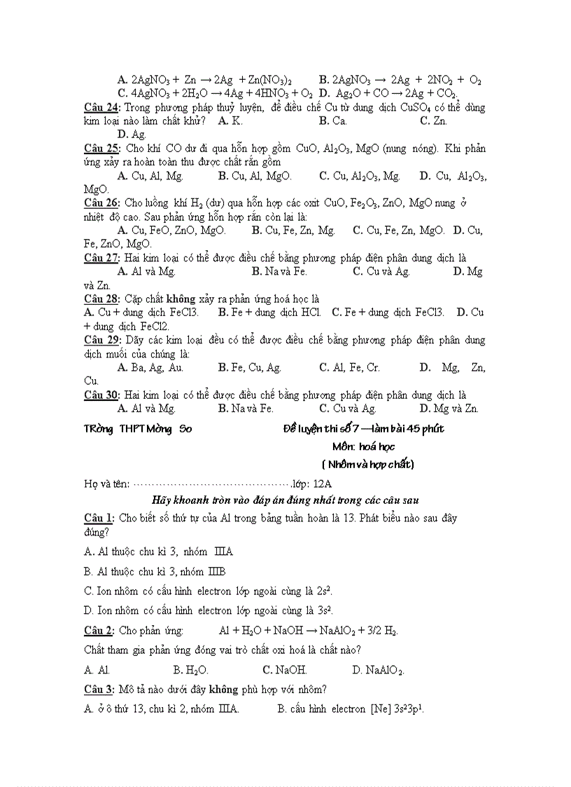 image for page Bo de luyen thi TN THPT theo chu de