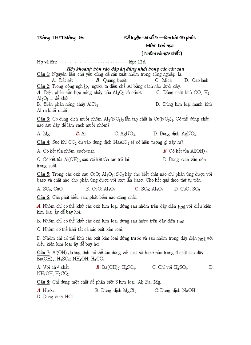 image for page Bo de luyen thi TN THPT theo chu de