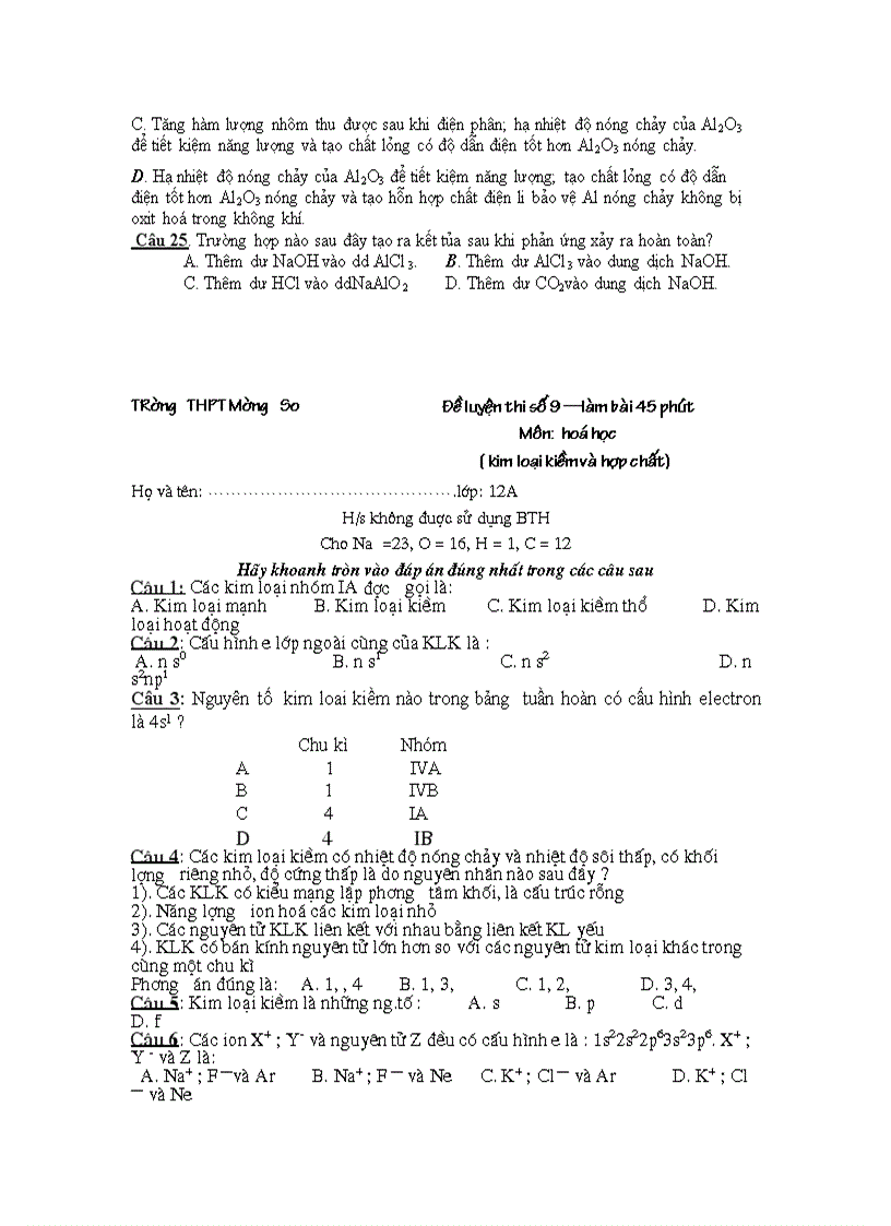 image for page Bo de luyen thi TN THPT theo chu de