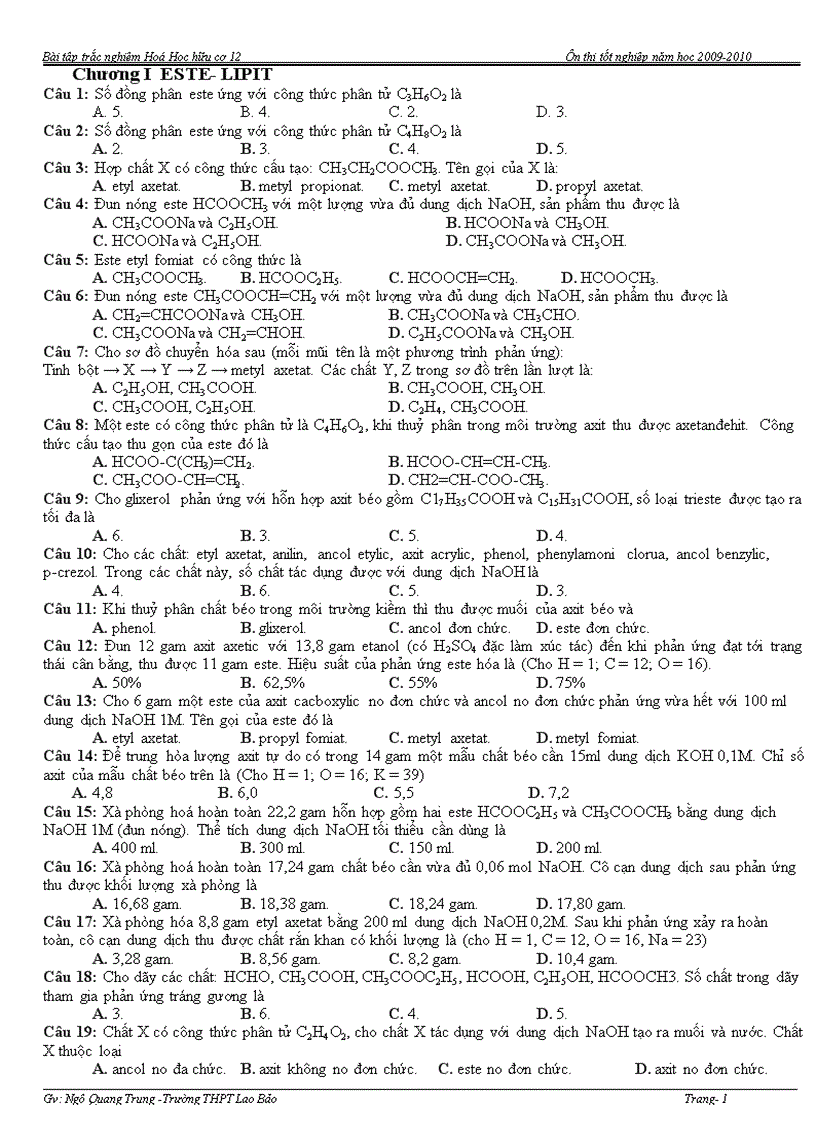 image for page Bộ đề ôn thi tn 2010 mới rất hay