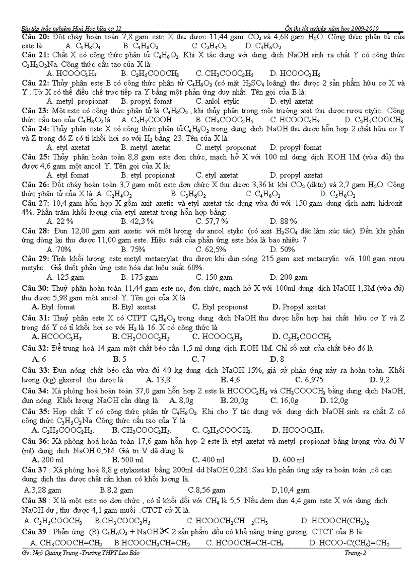 image for page Bộ đề ôn thi tn 2010 mới rất hay