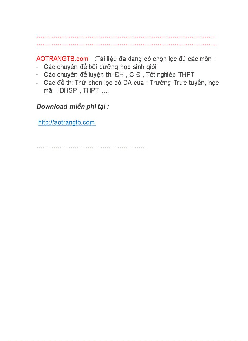 image for page BST chuyên đề luyện thi ĐH TN THPT 2011