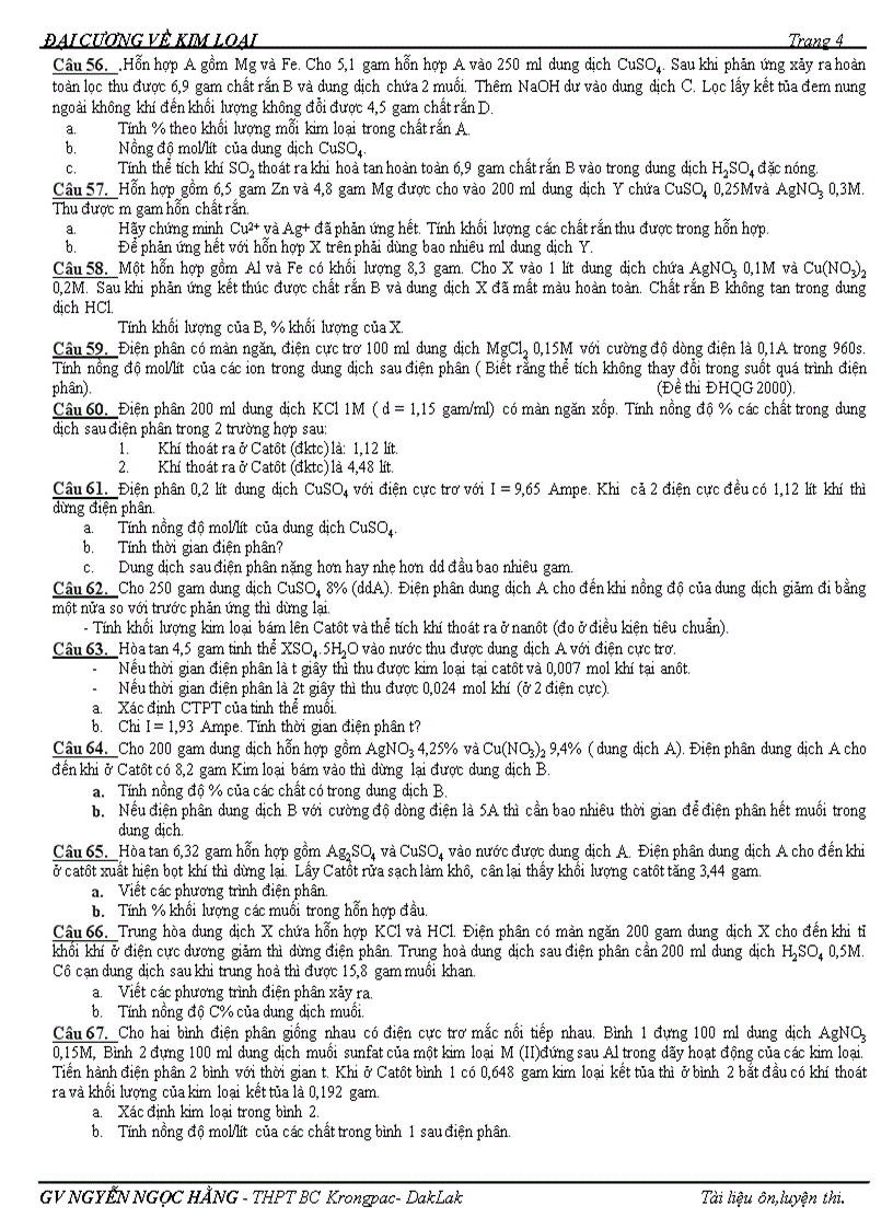 image for page Bt chuong dai cuong ve kim loai