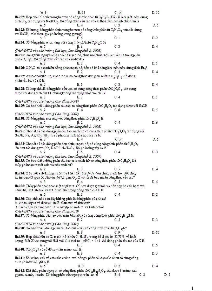 image for page BT xac dinh so dong phan trong de thi DH