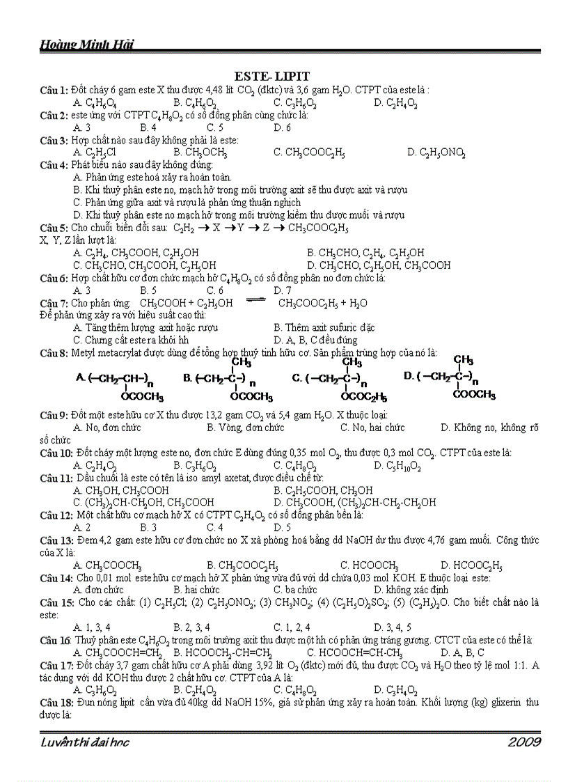 image for page Bài tạp ESTE 1