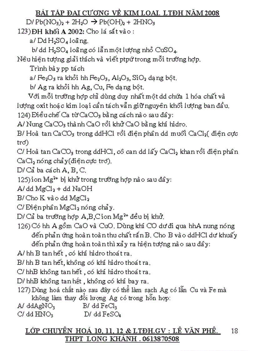 image for page Bài tập trắc nghiệm 1