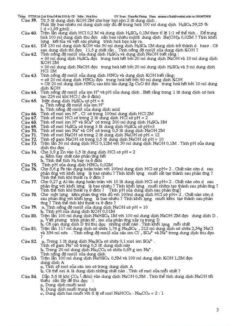 image for page Các bài toán quan trọng và cơ bản của hóa học vô cơ