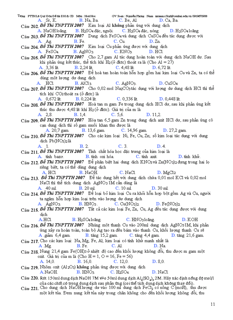 image for page Các bài toán quan trọng và cơ bản của hóa học vô cơ