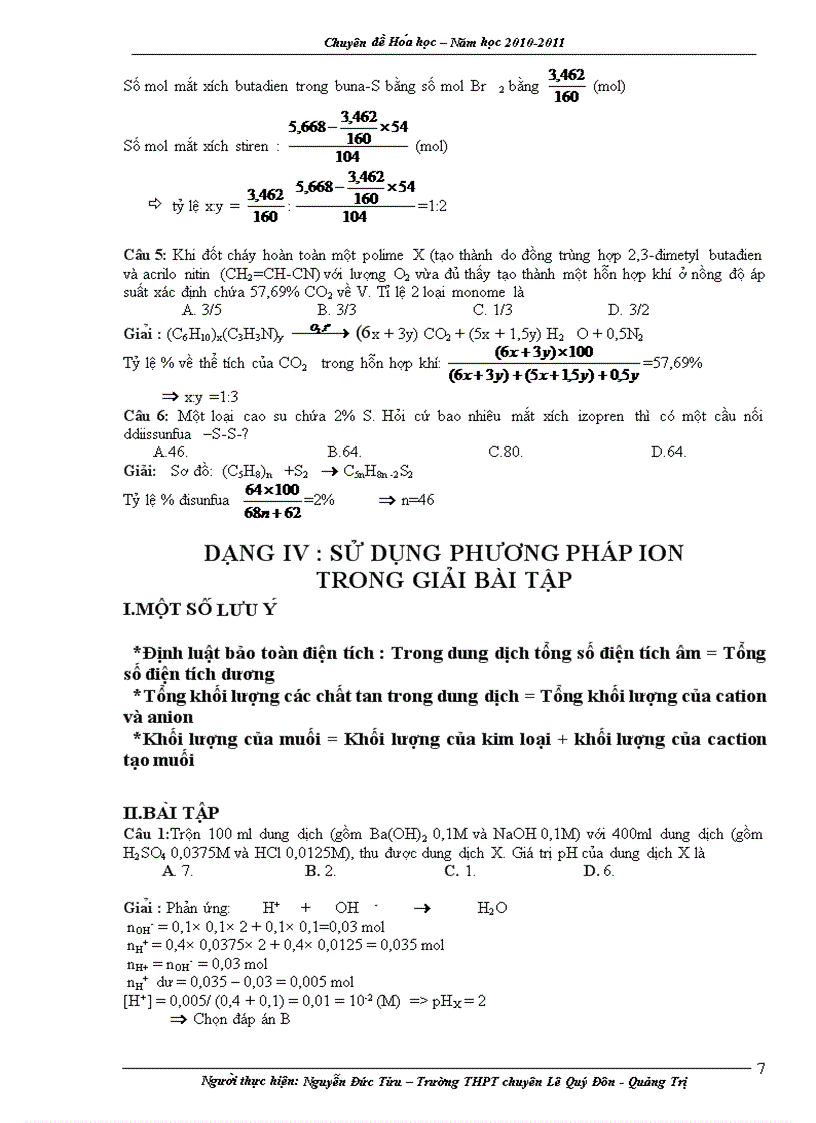image for page Các chuyên đề ôn thi đại học cực hay