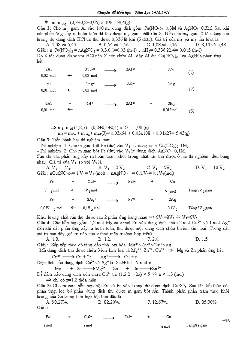 image for page Các chuyên đề ôn thi đại học cực hay