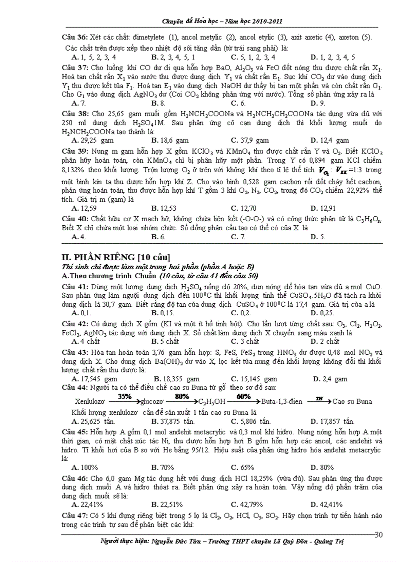 image for page Các chuyên đề ôn thi đại học cực hay