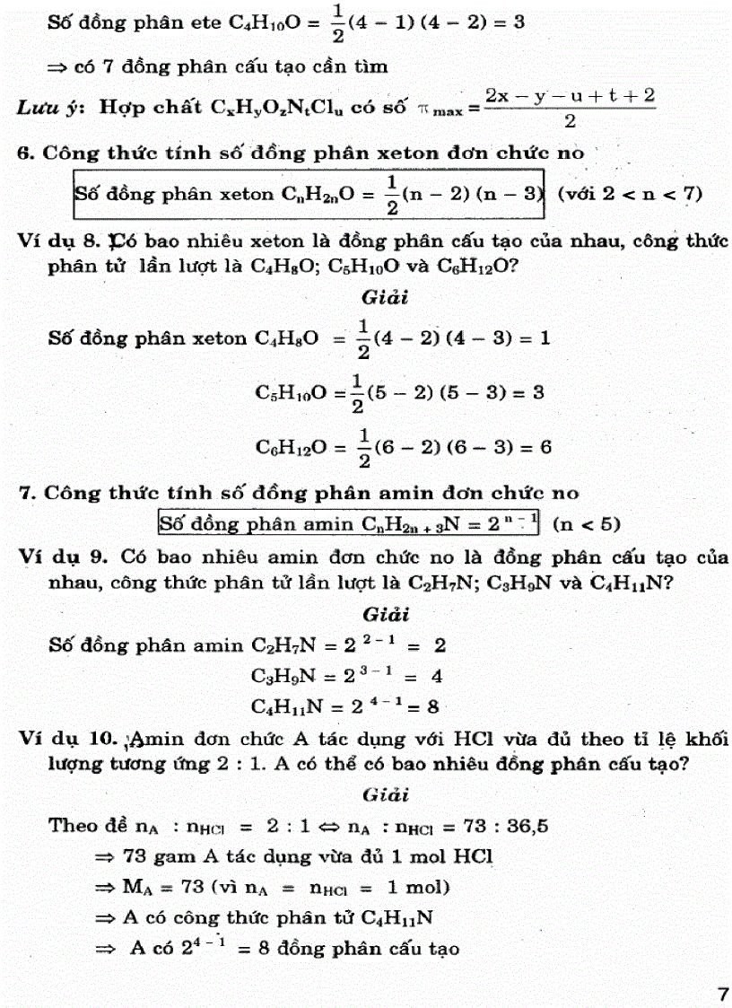 image for page Các công thức giải nhanh trắc nghiệm hóa học