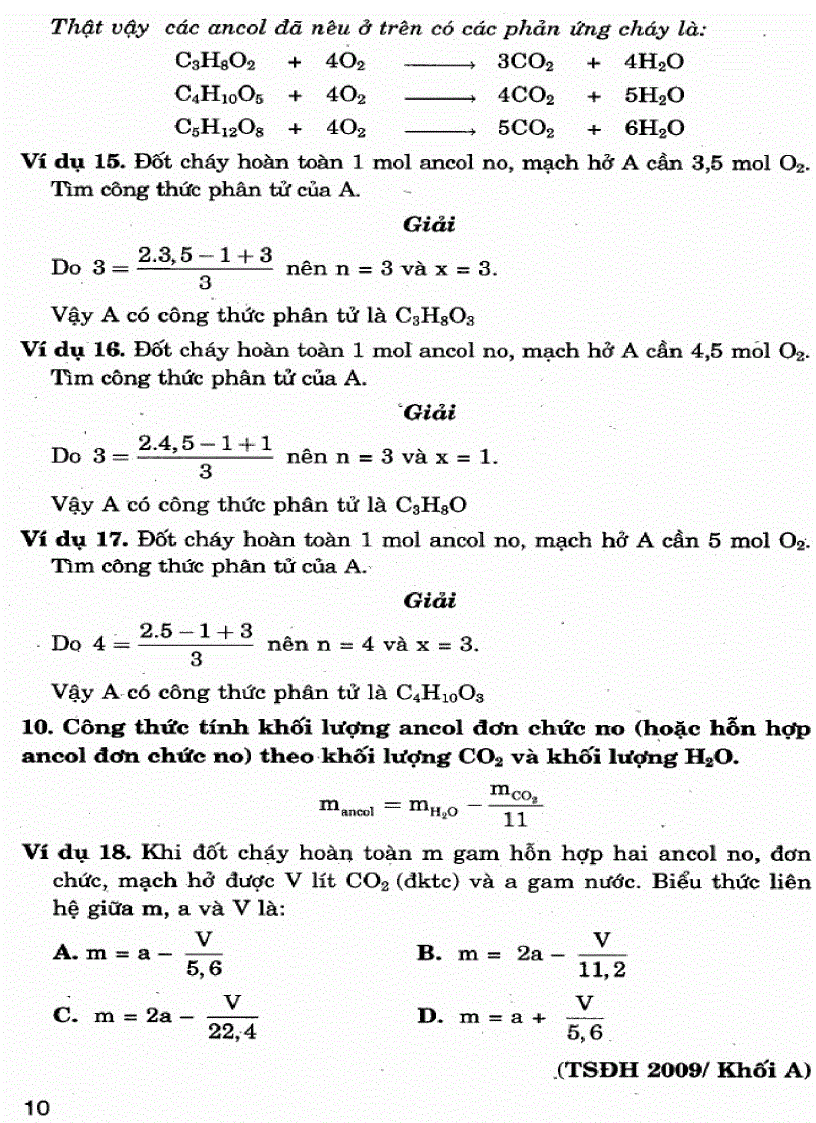 image for page Các công thức giải nhanh trắc nghiệm hóa học