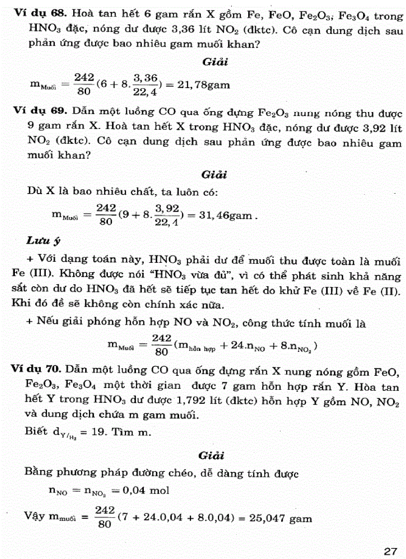 image for page Các công thức giải nhanh trắc nghiệm hóa học